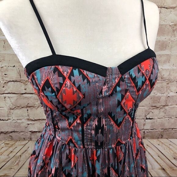 Band of Gypsies bustier dress Aztec print - Picture 3 of 5